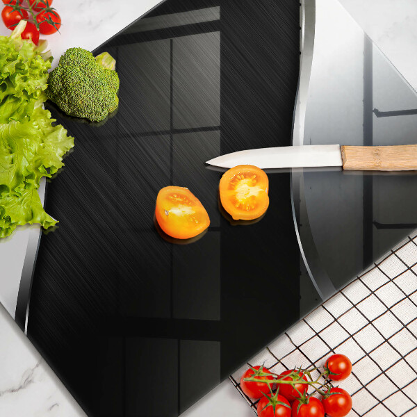 Spisskyddsplatta modern Metallabstraktion