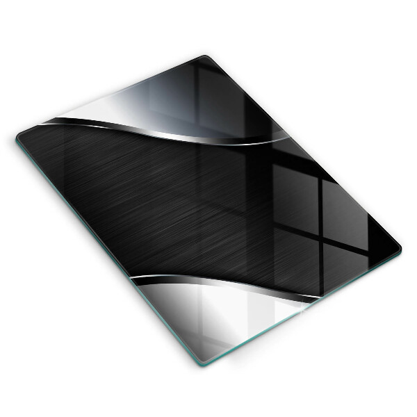 Spisskyddsplatta modern Metallabstraktion