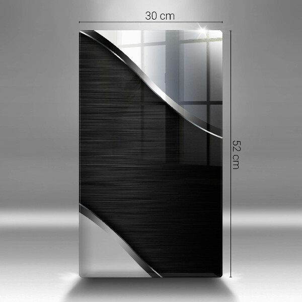 Spisskyddsplatta modern Metallabstraktion