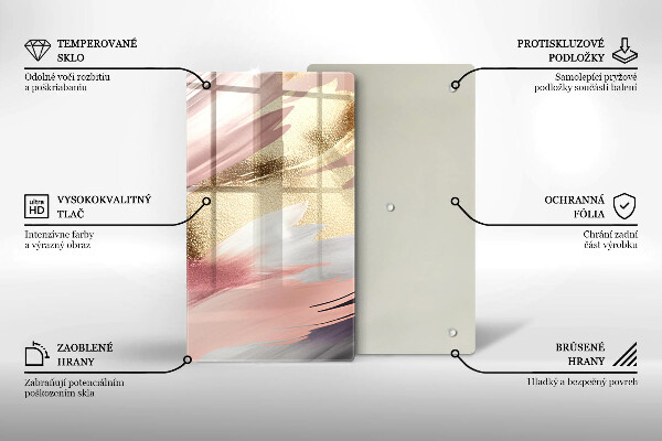 Skydd för induktionsspis modern Pastellfläckar
