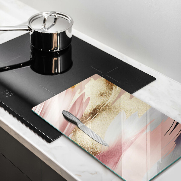 Skydd för induktionsspis modern Pastellfläckar