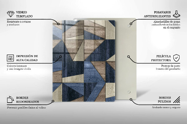 Kokkärlskydd modern Geometrisk abstraktion