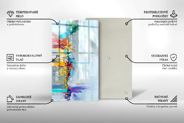 Kokkärlskydd modern Målad abstraktion