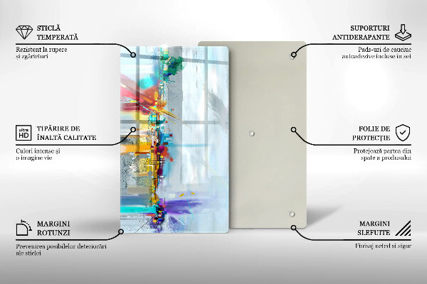 Kokkärlskydd modern Målad abstraktion