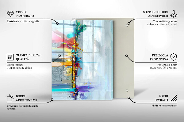 Kokkärlskydd modern Målad abstraktion