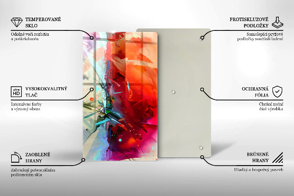 Kokkärlskydd modern Målad abstraktion