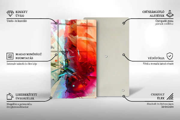 Kokkärlskydd modern Målad abstraktion