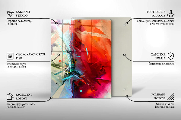 Kokkärlskydd modern Målad abstraktion