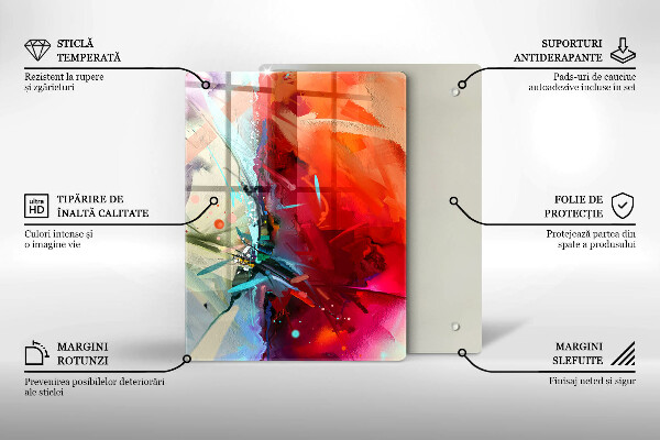 Kokkärlskydd modern Målad abstraktion