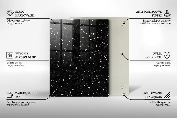 Kokkärlskydd modern Mörk sten gres