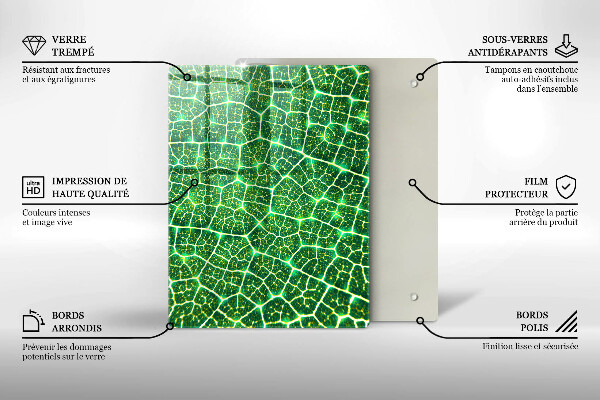 Kokkärlskydd modern Bladstruktur