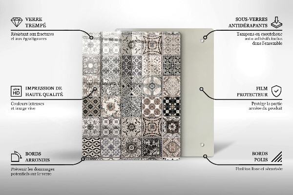 Glashällskydd modern Dekorativa plattor