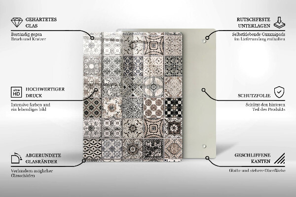 Glashällskydd modern Dekorativa plattor