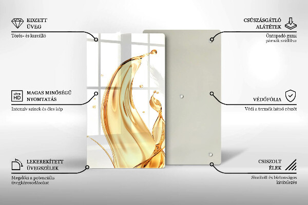 Skydd för induktionsspis modern Olivolja