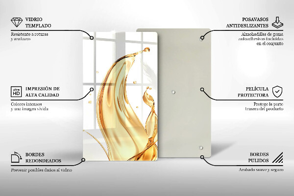 Skydd för induktionsspis modern Olivolja