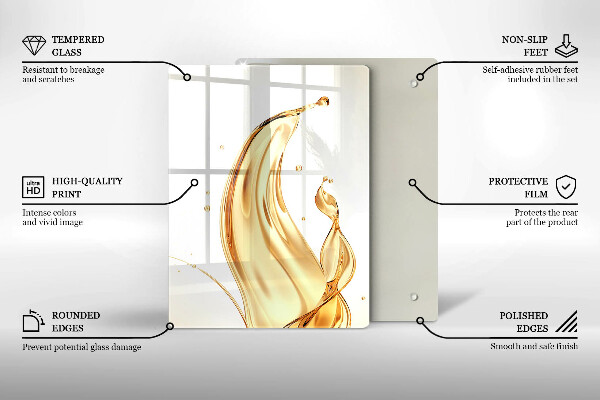 Skydd för induktionsspis modern Olivolja