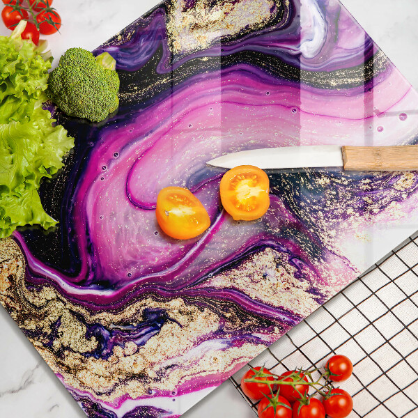 Kokkärlskydd modern Abstrakt design guld