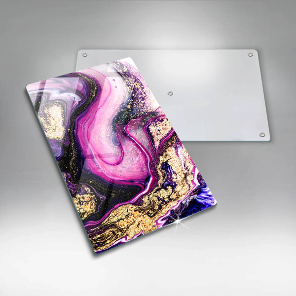 Kokkärlskydd modern Abstrakt design guld