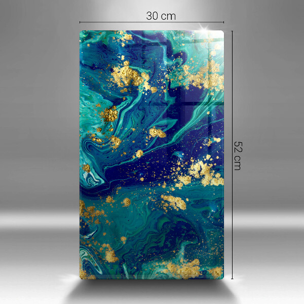 Glashällskydd modern Abstraktion med guld