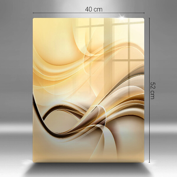 Glashällskydd modern Abstrakt rök