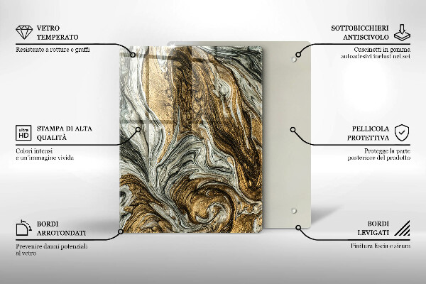 Kokkärlskydd modern Rik abstraktion