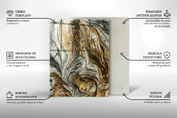 Kokkärlskydd modern Rik abstraktion