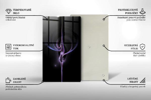 Spisskyddsplatta modern Modern abstraktion