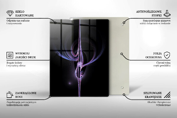 Spisskyddsplatta modern Modern abstraktion