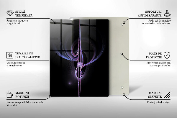 Spisskyddsplatta modern Modern abstraktion