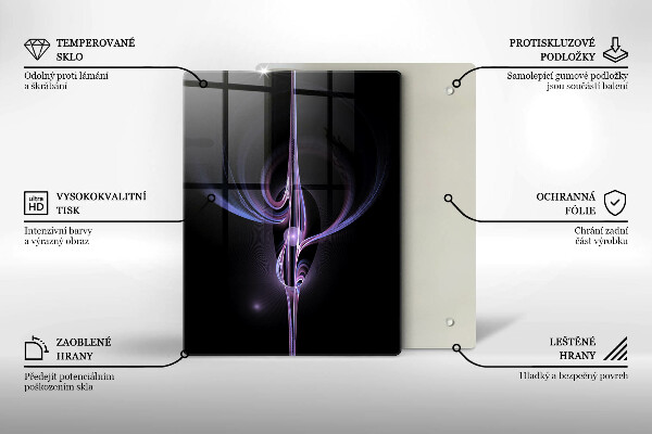 Spisskyddsplatta modern Modern abstraktion