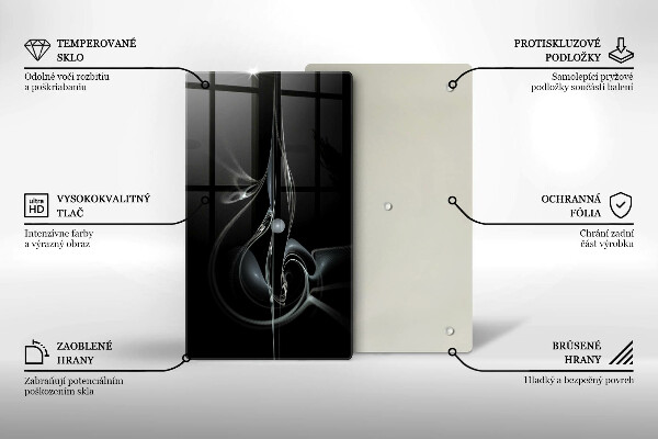 Spisskyddsplatta modern Modern abstraktion