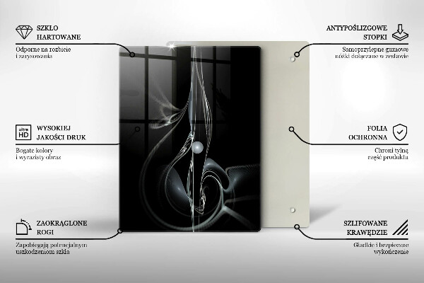 Spisskyddsplatta modern Modern abstraktion