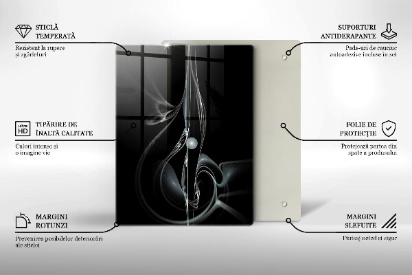 Spisskyddsplatta modern Modern abstraktion