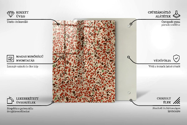 Skydd för induktionsspis modern Litet stengods