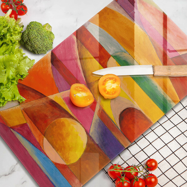 Glashällskydd modern Färgglad abstraktion