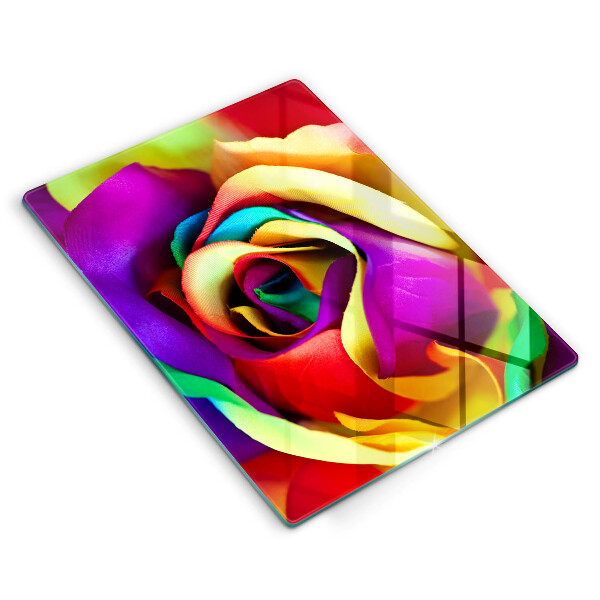 Glashällskydd modern Färgglada rosenblad