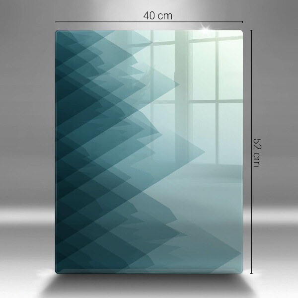 Glashällskydd modern Abstrakta berg