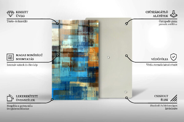 Glashällskydd modern Målad bakgrund