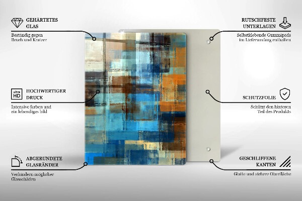 Glashällskydd modern Målad bakgrund