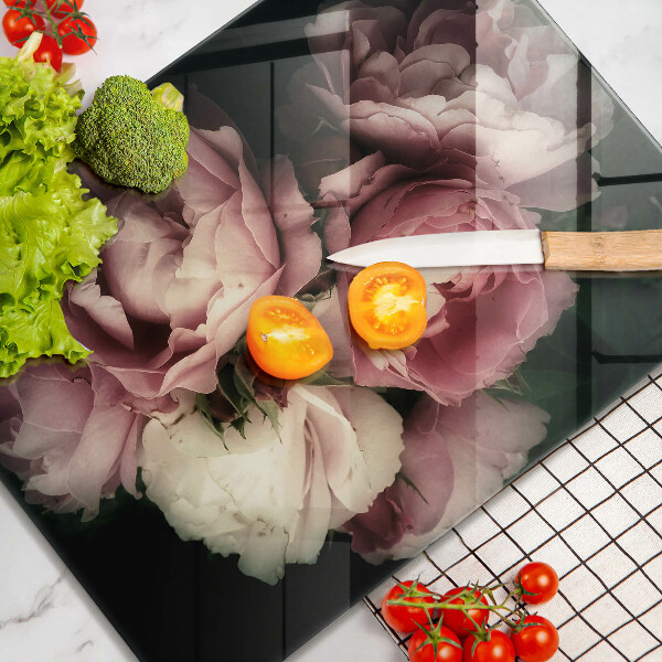 Glashällskydd modern Pionblommor