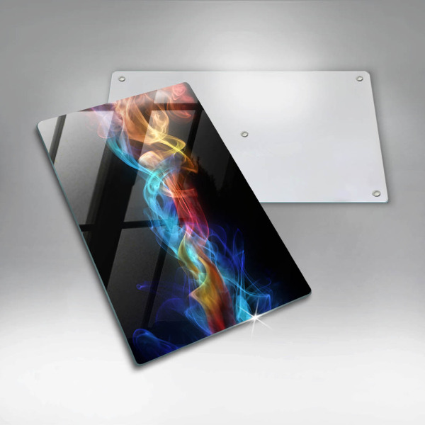 Spisskyddsplatta modern Färgad rök