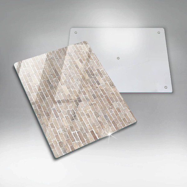 Glashällskydd modern Ljus tegelvägg