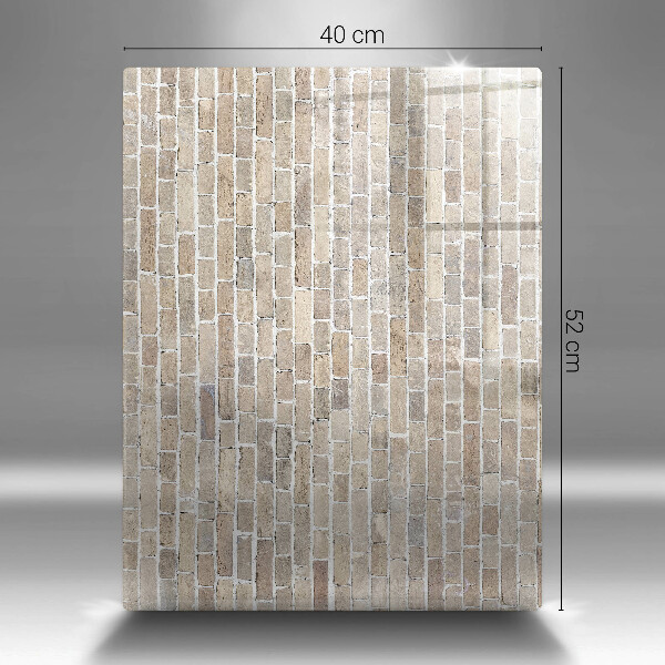 Glashällskydd modern Ljus tegelvägg