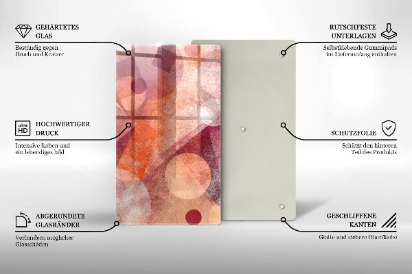 Glashällskydd modern Abstrakt konst