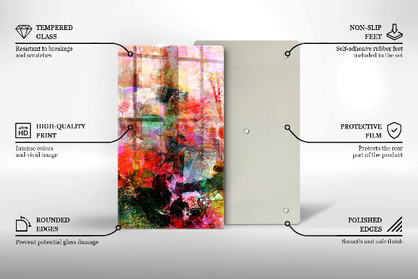 Spisskyddsplatta modern Måla abstraktion