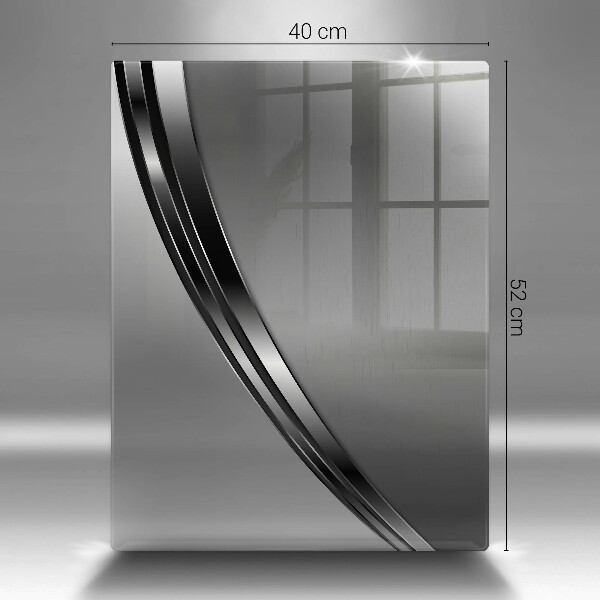 Glashällskydd modern Metallabstraktion