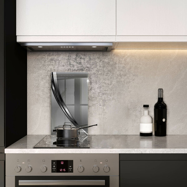 Glashällskydd modern Metallabstraktion