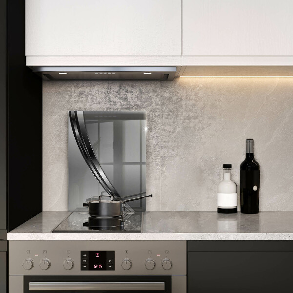 Glashällskydd modern Metallabstraktion