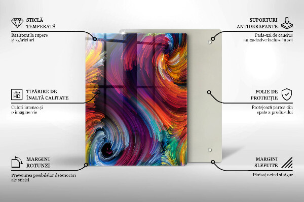 Glashällskydd modern Färgglada höjdpunkter