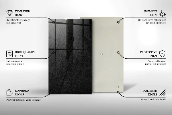 Glashällskydd modern rock textur